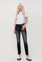 Load image into Gallery viewer, Black Mid Rise Jeans
