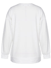 Load image into Gallery viewer, Graphic Dropped Shoulder Round Neck Sweatshirt*
