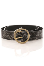 Load image into Gallery viewer, Faux leather snake buckle belt freeshipping - Believe Inspire Beauty
