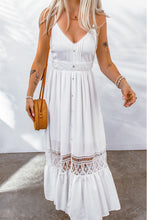 Load image into Gallery viewer, Lace Spaghetti Strap Maxi Dress

