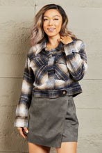 Load image into Gallery viewer, Cropped Plaid Shacket
