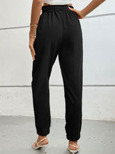 Load image into Gallery viewer, Tie Front Long Pants

