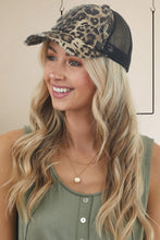 Load image into Gallery viewer, Black leopard baseball cap (Approx. ship date 6-7) freeshipping - Believe Inspire Beauty
