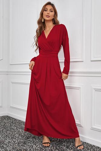 Red long dress freeshipping - Believe Inspire Beauty