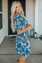 Load image into Gallery viewer, Blue floral Dress
