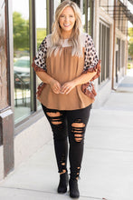 Load image into Gallery viewer, Khaki Waffle Knit top
