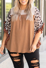 Load image into Gallery viewer, Khaki Waffle Knit top
